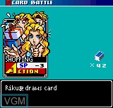 In-game screen of the game SNK Vs Capcom - Card Fighters Clash 2 - Expand Edition on SNK NeoGeo Pocket