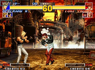 In-game screen of the game King of Fighters '95, The on SNK NeoGeo