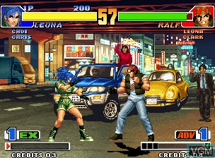 In-game screen of the game King of Fighters '98, The - The Slugfest / King of Fighters '98 - dream match never ends on SNK NeoGeo