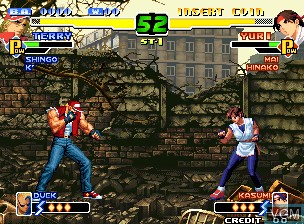 In-game screen of the game King of Fighters 2000, The on SNK NeoGeo