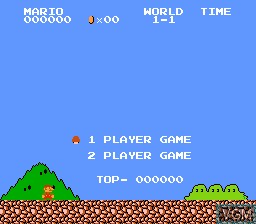 Title screen of the game 52 Games on Nintendo NES