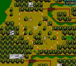 Menu screen of the game Airwolf on Nintendo NES