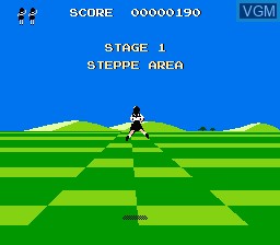 Menu screen of the game Attack Animal Gakuen on Nintendo NES
