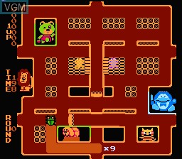 Menu screen of the game 6-in-1 on Nintendo NES