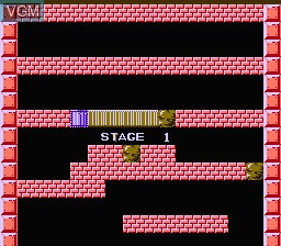Menu screen of the game Duck on Nintendo NES
