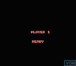Menu screen of the game Galactic Crusader on Nintendo NES