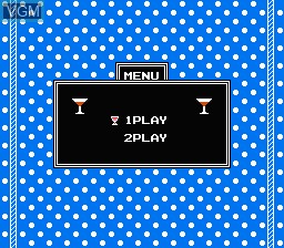 Menu screen of the game Game Party on Nintendo NES