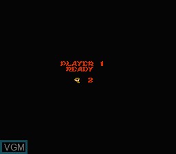 Menu screen of the game Ghost 'n Goblins on Nintendo NES