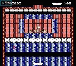Menu screen of the game Jongbou on Nintendo NES