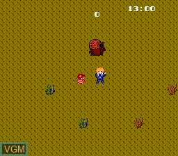 Menu screen of the game Labyrinth - Maou no Meikyuu on Nintendo NES