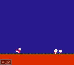 Menu screen of the game Pooyan on Nintendo NES