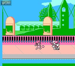 In-game screen of the game Trolls in Crazyland, The on Nintendo NES