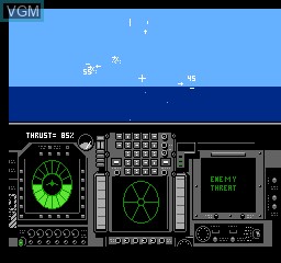 In-game screen of the game Top Gun III on Nintendo NES