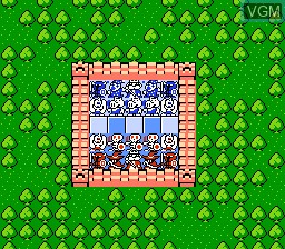 In-game screen of the game Castle Quest on Nintendo NES
