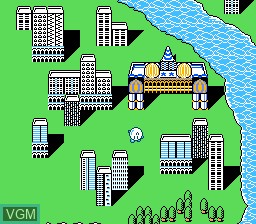 In-game screen of the game American Dream on Nintendo NES