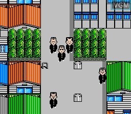 In-game screen of the game Be-Bop High School - Koukousei Gokuraku Densetsu on Nintendo NES