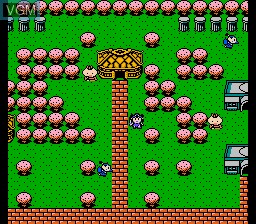 In-game screen of the game Bikkuriman World - Gekitou Sei Senshi on Nintendo NES