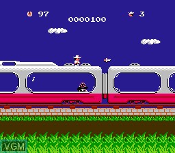 In-game screen of the game Challenger on Nintendo NES