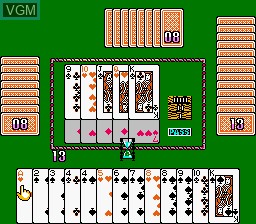 In-game screen of the game Chu Da D on Nintendo NES