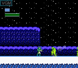 In-game screen of the game Dragon Fighter on Nintendo NES