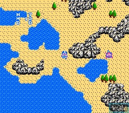 In-game screen of the game Elysion on Nintendo NES
