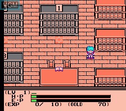 In-game screen of the game Esper Dream 2 - Aratanaru Tatakai on Nintendo NES