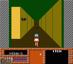 In-game screen of the game Family Trainer - Meiro Daisakusen on Nintendo NES