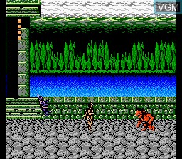 In-game screen of the game Frankenstein - The Monster Returns on Nintendo NES