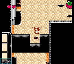 In-game screen of the game Gremlins 2 - Shinshu Tanjou on Nintendo NES