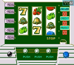 In-game screen of the game Hot Slots on Nintendo NES