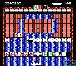 In-game screen of the game Jongbou on Nintendo NES