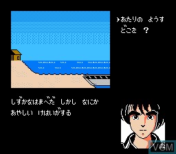 In-game screen of the game Kujaku Ou on Nintendo NES