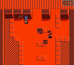 In-game screen of the game Uncanny X-Men, The on Nintendo NES