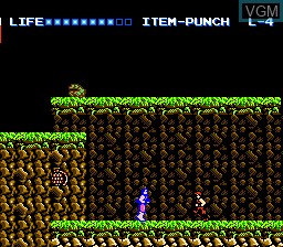 In-game screen of the game Predator on Nintendo NES