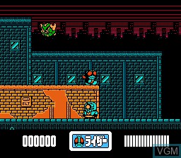 In-game screen of the game SD Hero Soukessen - Taose! Aku no Gundan on Nintendo NES