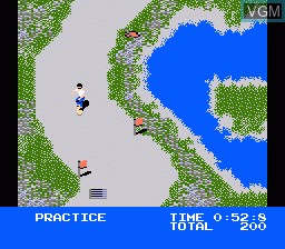 In-game screen of the game Skate or Die on Nintendo NES