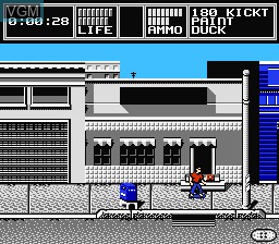 In-game screen of the game Skate or Die 2 - The Search for Double Trouble on Nintendo NES