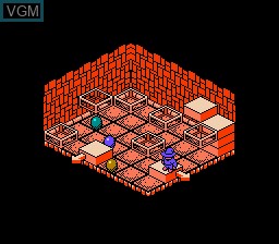 In-game screen of the game Solstice - The Quest for the Staff of Demnos on Nintendo NES