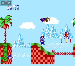 In-game screen of the game Somari the Adventurer on Nintendo NES