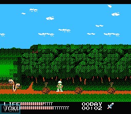 In-game screen of the game Spelunker II - Yuushahe no Chousen on Nintendo NES