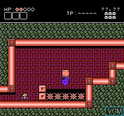 In-game screen of the game Battle Kid - Fortress of Peril on Nintendo NES