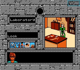 In-game screen of the game Tombs & Treasure on Nintendo NES