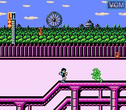 In-game screen of the game Totally Rad on Nintendo NES