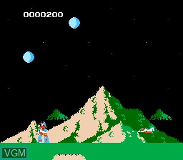 In-game screen of the game Transformers - Convoy no Nazo on Nintendo NES