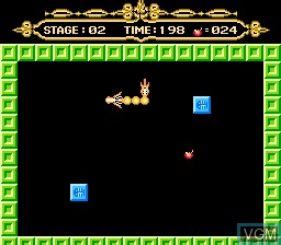In-game screen of the game Fire Dragon on Nintendo NES