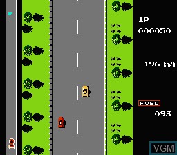 In-game screen of the game 54-in-1 on Nintendo NES