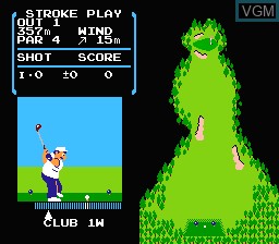 In-game screen of the game 64-in-1 on Nintendo NES