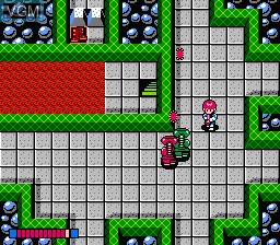 In-game screen of the game Ai Senshi Nicol on Nintendo NES