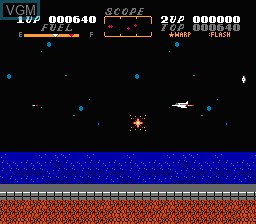 In-game screen of the game Baltron on Nintendo NES