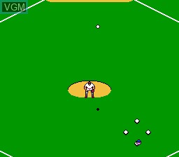 In-game screen of the game Baseball Stars II on Nintendo NES